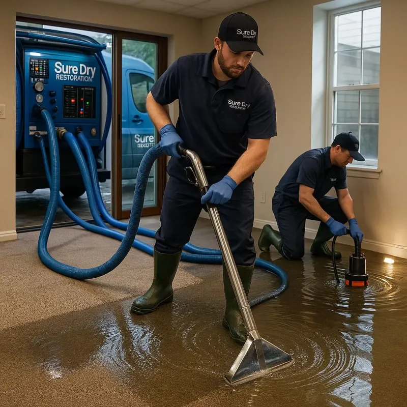 Water Extraction and Removal process in Mount Pleasant, TN